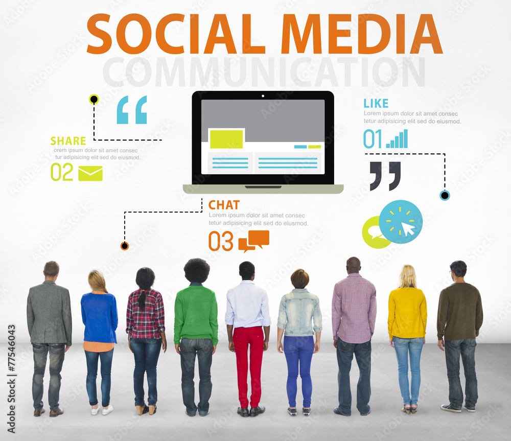 Social Media Social Networking Technology Concept Social Media Social Networking Technology Concept