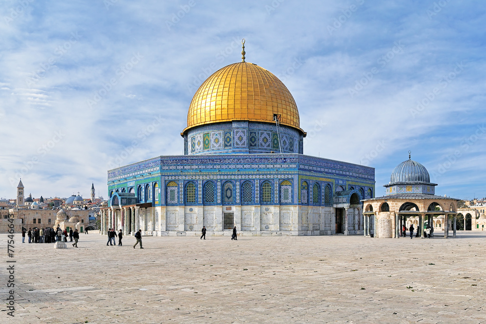 Dome of the Rock Mosque in Jerusalem, Israel