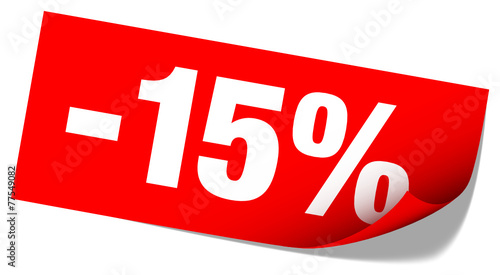 Sticker Tag "Sale" -15%