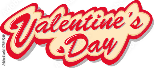 Valentine's day tag (red)