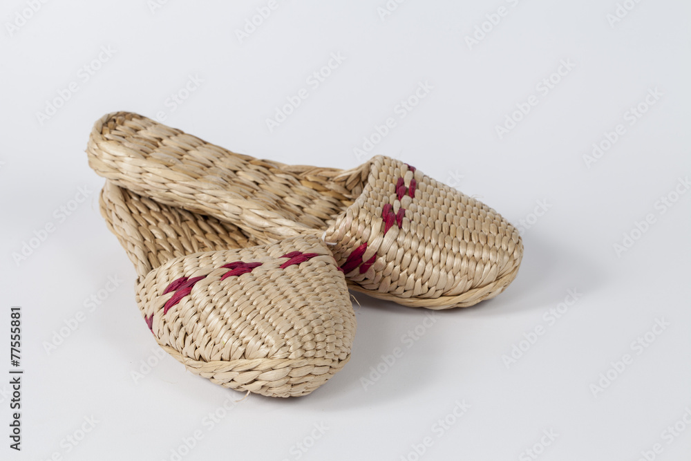 Obraz premium Handmade Wicker slipper