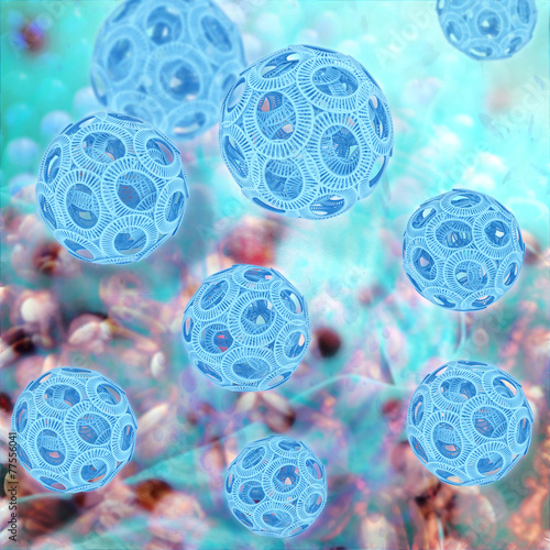 Coccolithophoriden - 3d Render