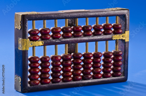 Wooden abacus photo