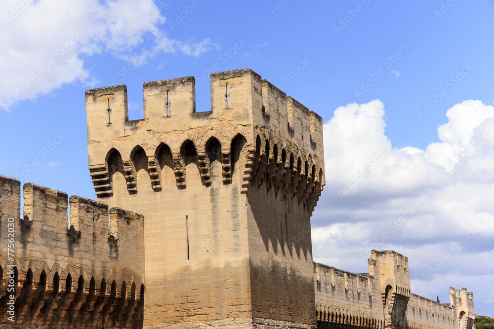 historische Stadmauer von Avignon - Südfrankreich