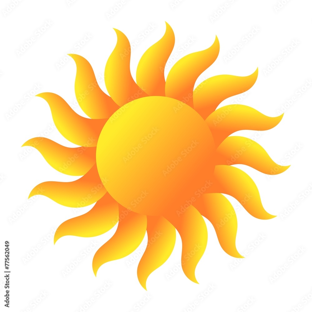 Naklejka premium Sun vector