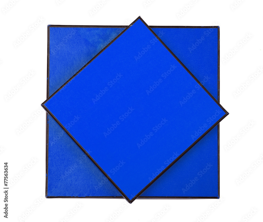 Two blue boxes Two blue boxes
