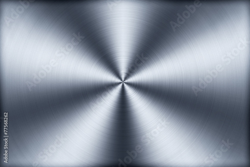 Kreisförmig gebürstetes Aluminium