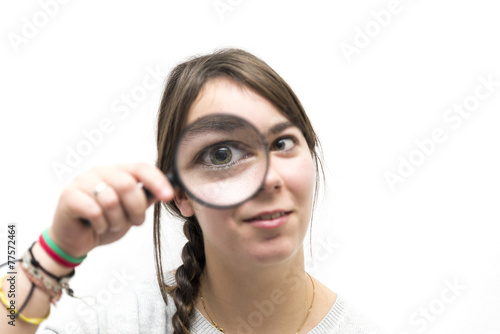 Obraz na płótnie detective woman