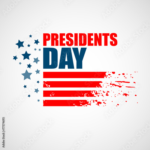 Presidents Day Vector Background