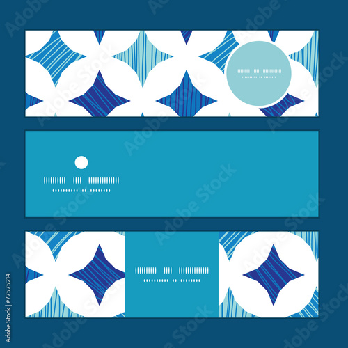 Vector white on green alphabet letters horizontal banners set