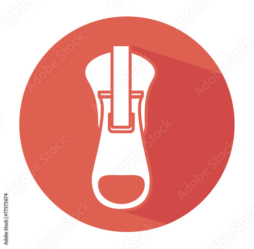 Zipper design, vector illustration.