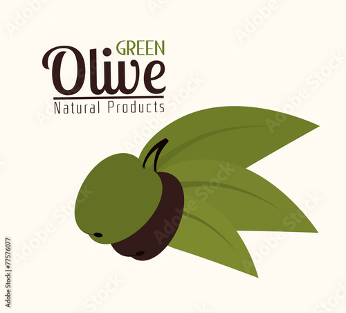 Olive oil design, vector illustration.