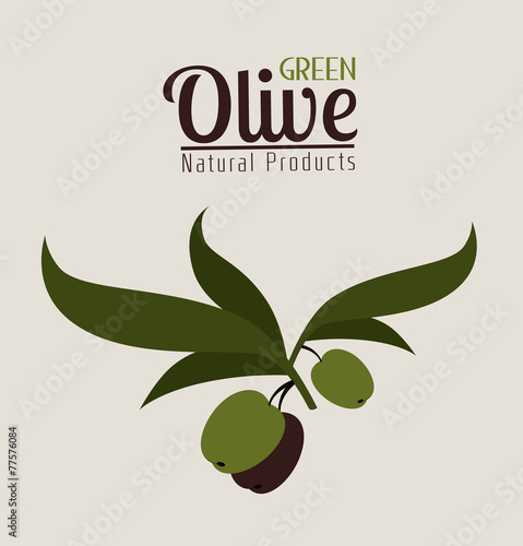 Olive oil design, vector illustration.