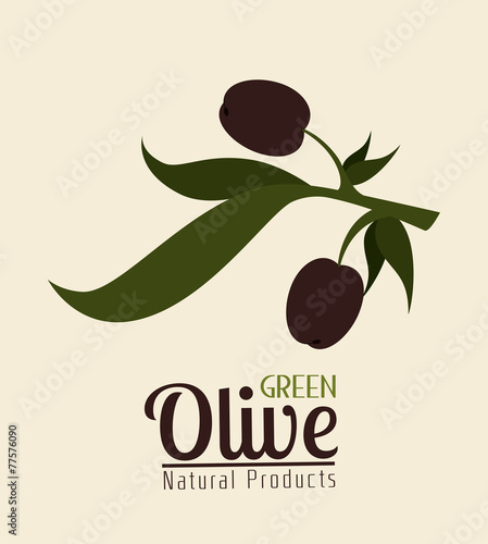 Olive oil design, vector illustration.