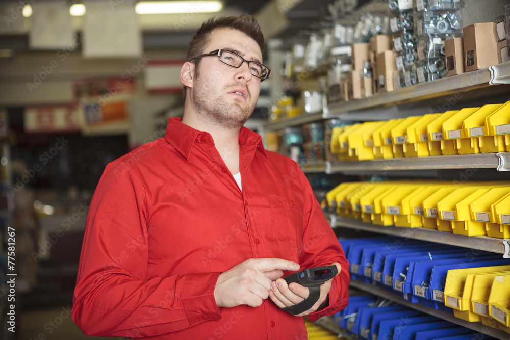 Hardware store employee Hardware store employee