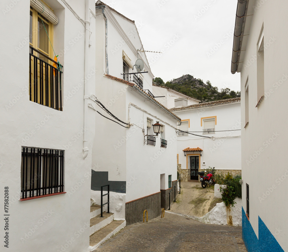 Fototapeta premium Street in town. Spain