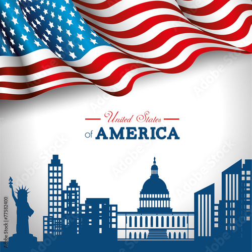 USA design, vector illustration.