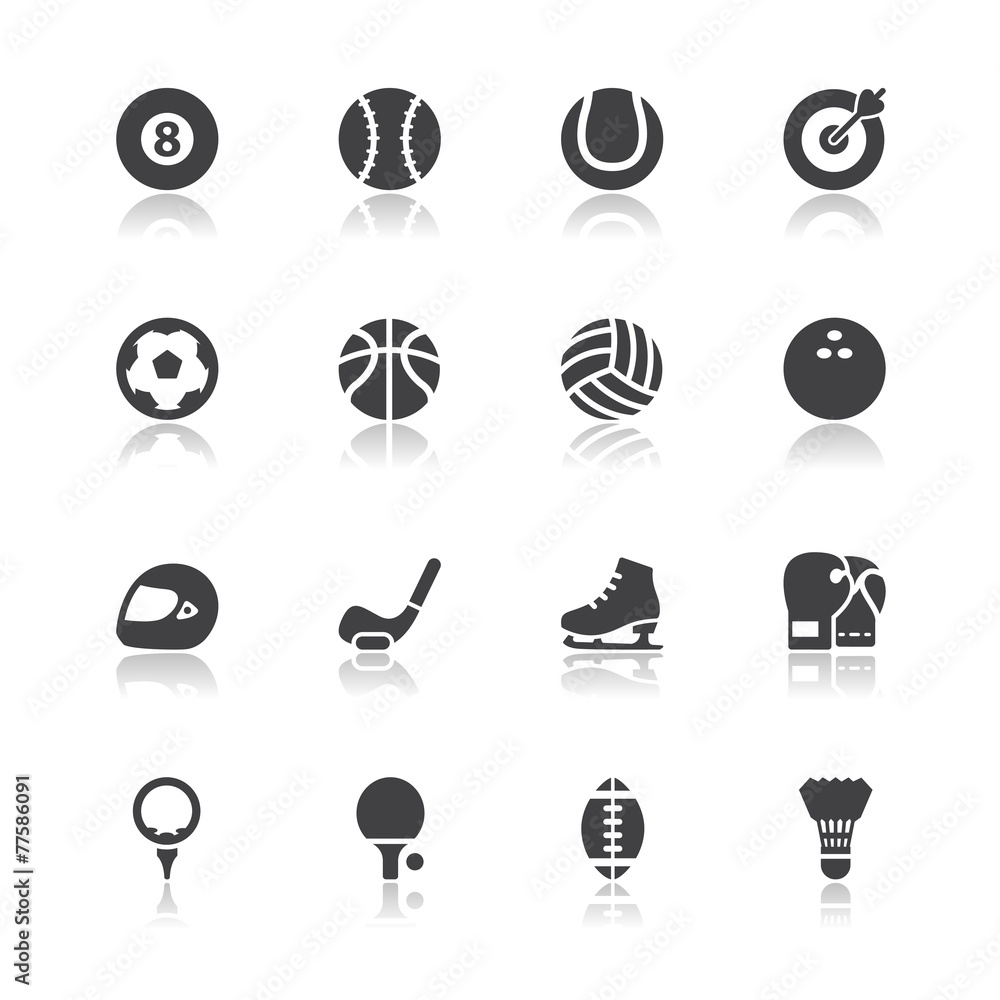 Sports and sports equipment Icons
