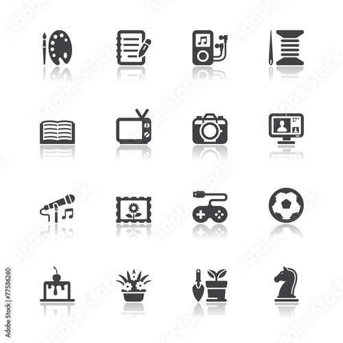 Hobbies and Activity Icons