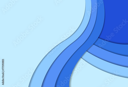 blue wavy background.