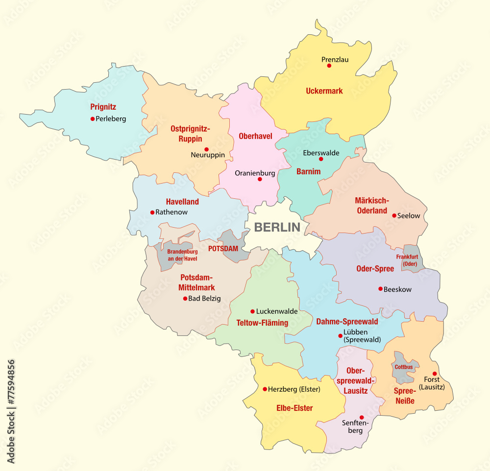 brandenburg administrative map