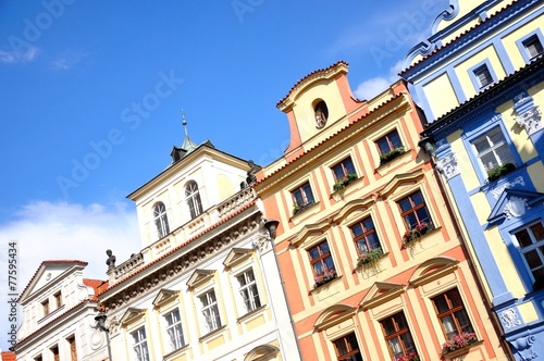 Praga - kamienice starego miasta