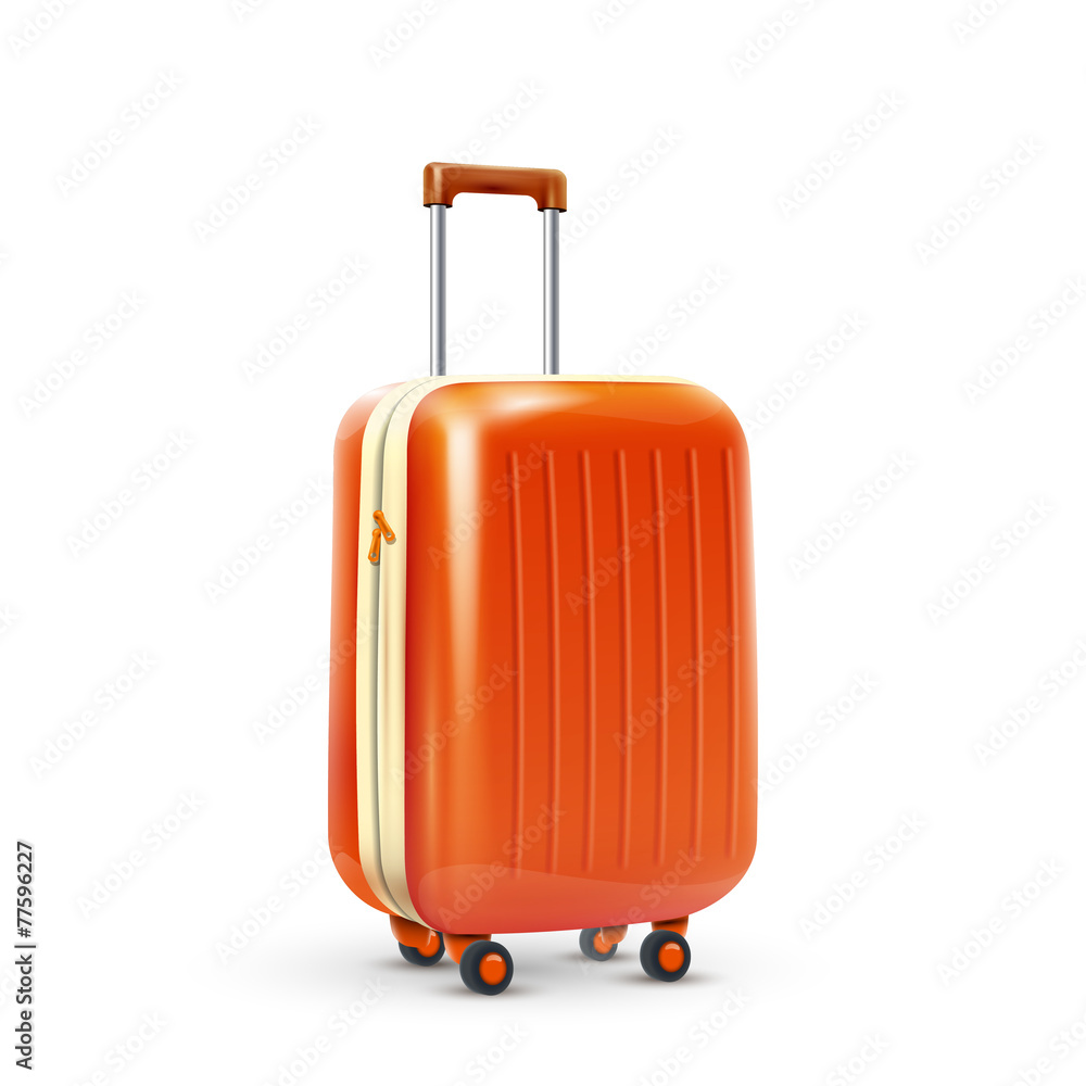 Travel Suitcase Realistic Travel Suitcase Realistic