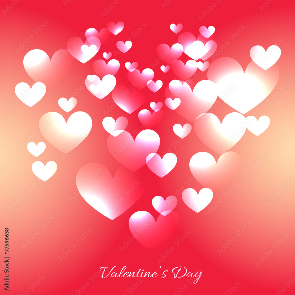valentine day heart background