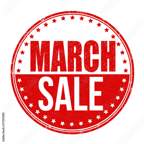 March sale stamp