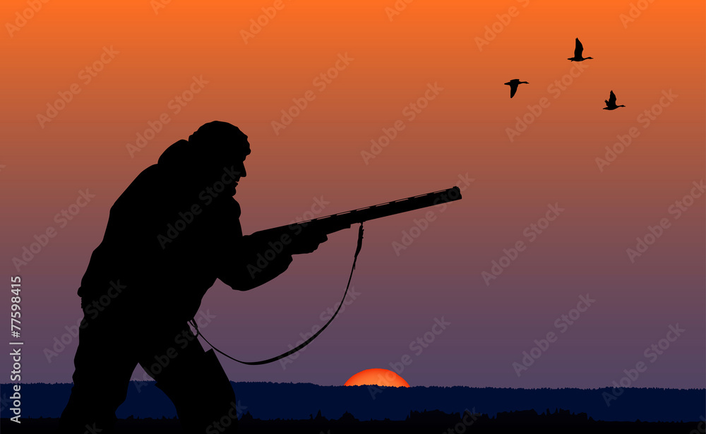 hunter in the evening hunter in the evening