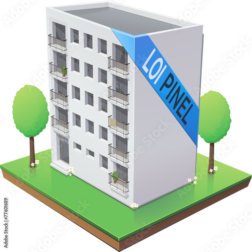 Immeuble en loi Pinel (détouré)