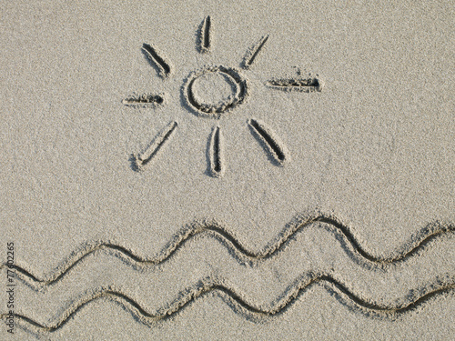 Sand art and play