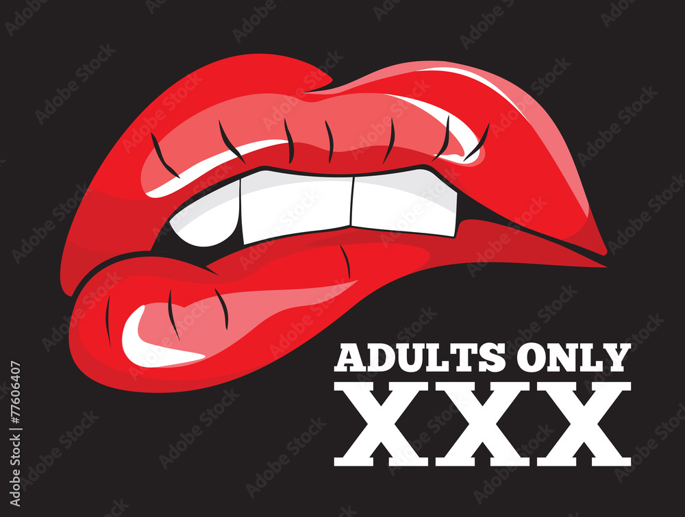 Adults Only Sign Xxx Sign Stock Vector Adobe Stock