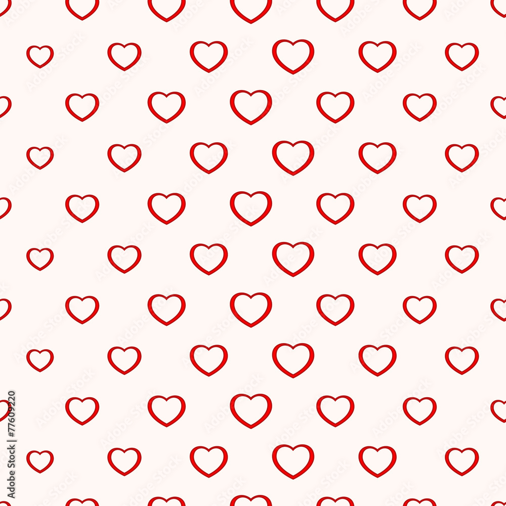 Seamless simple minimalistic heart background Seamless simple minimalistic heart background