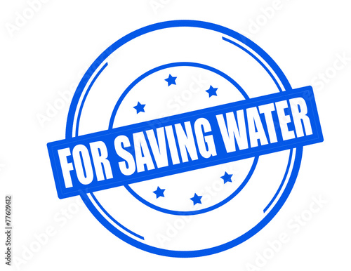 For saving water photo