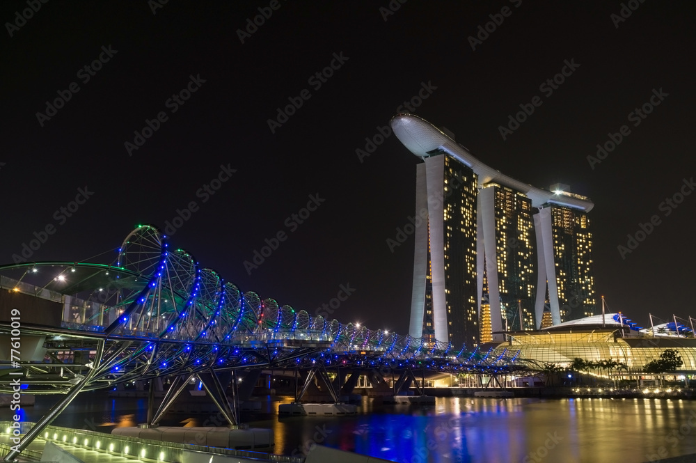 Naklejka premium Singapore