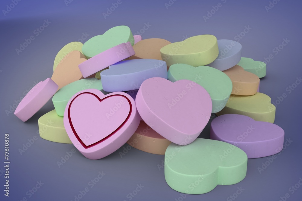 Composite image of heart