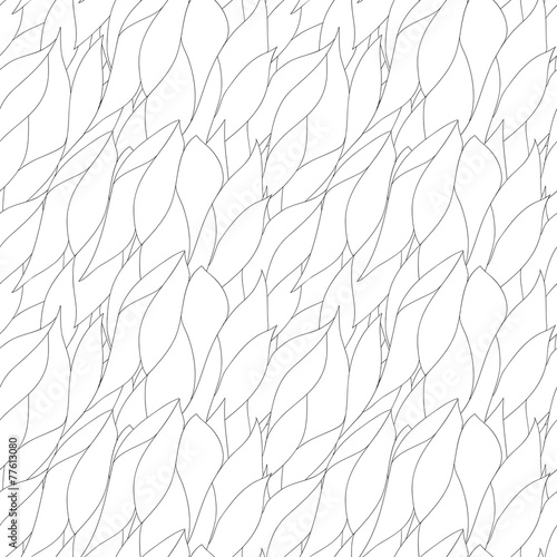 Fototapeta Naklejka Na Ścianę i Meble -  Abstract doodle waves seamless pattern
