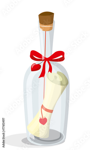 Love letter in a bottle