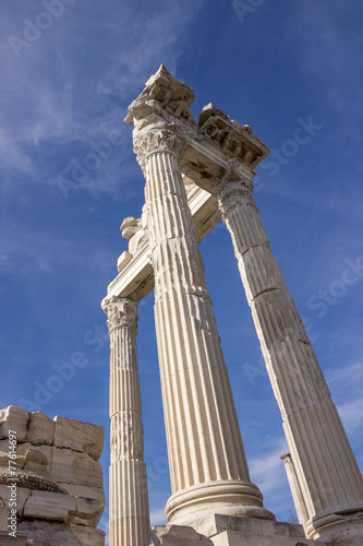 Columns Trajan temple photo