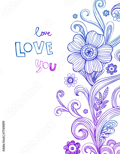 Greeting card for wedding or valentine day