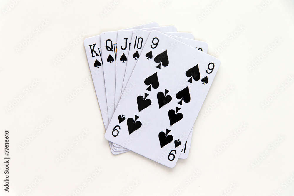 Obraz premium Spielkarten Symbole