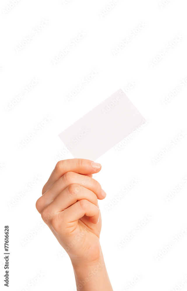 in hand blank sheet of white paper held diagonally in hand blank sheet of white paper held diagonally