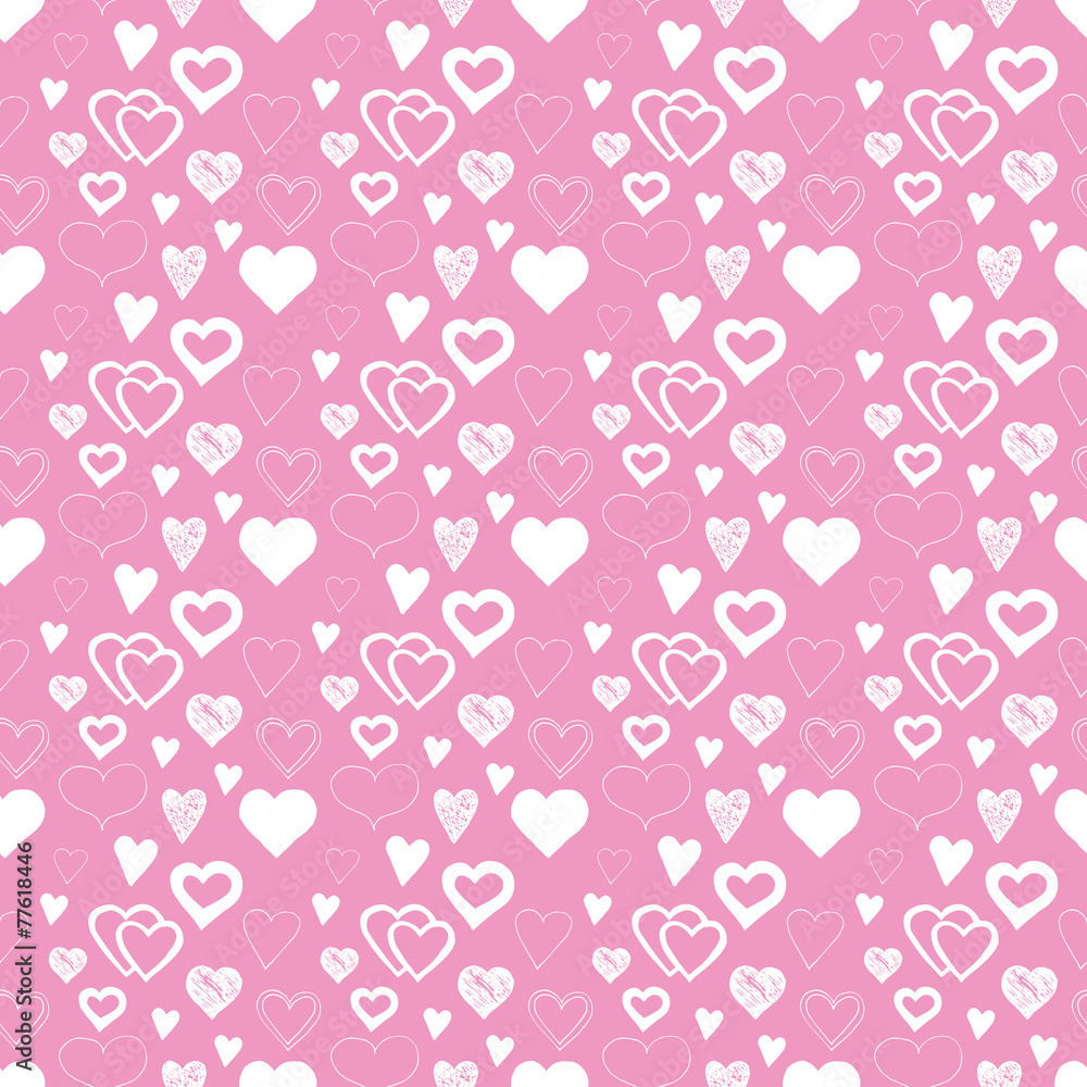 seamless pattern with hearts seamless pattern with hearts