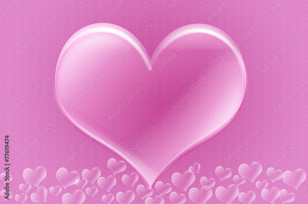 Love hearts against valentines heart design Love hearts against valentines heart design