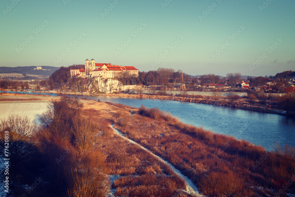 Benedictine monastery in Tyniec near Cracow, Poland.