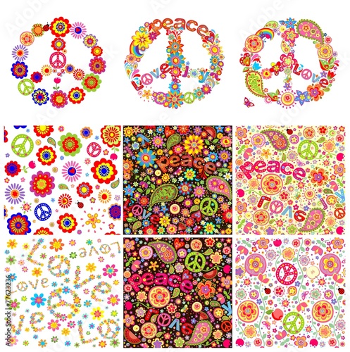 Hippie symbolic design