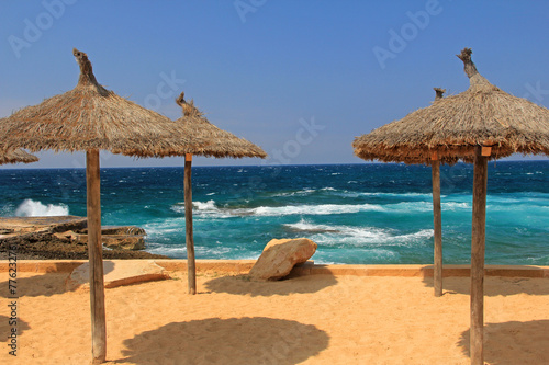 sonnenschirm am strand