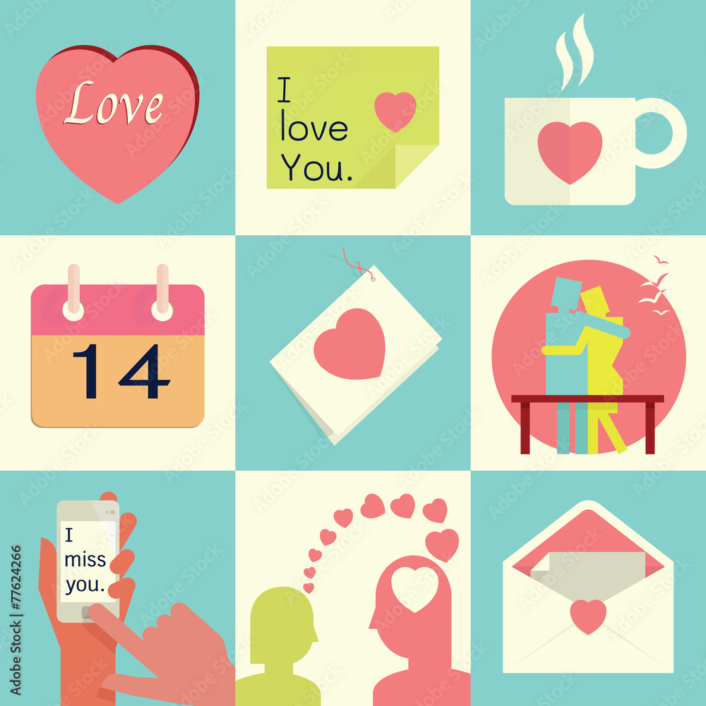 Love set background Love set background