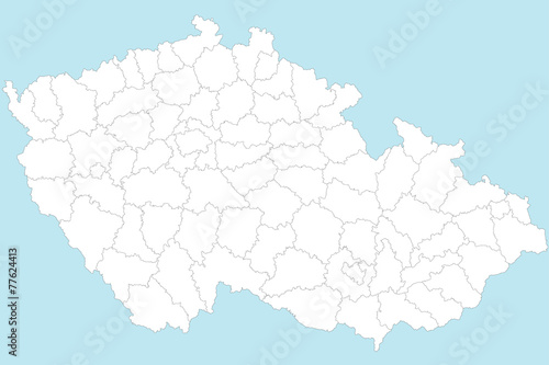 Karte von Tschechien